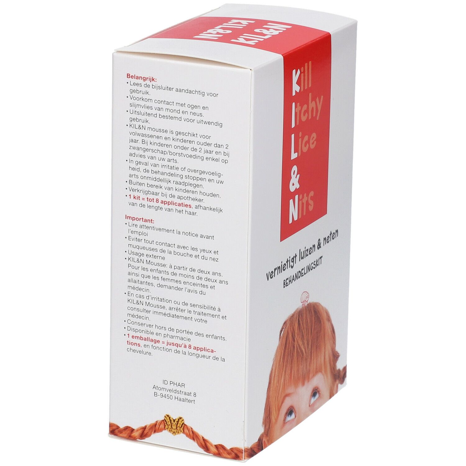 KIL&N Mousse Kit Anti-Läuse-Netze