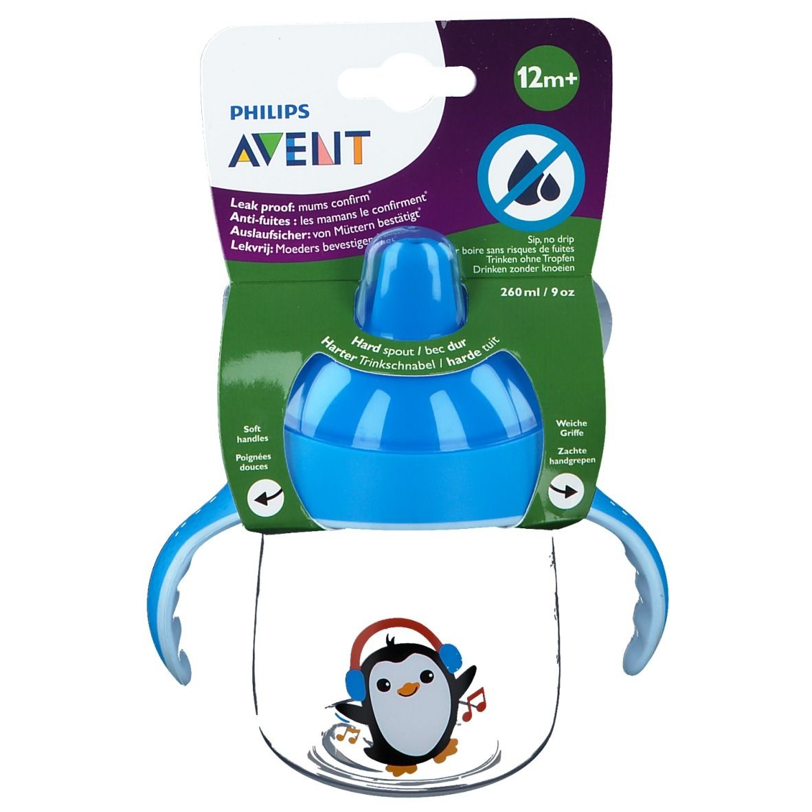 Philips® AVENT Becher mit Trinkschnabel blau +12m