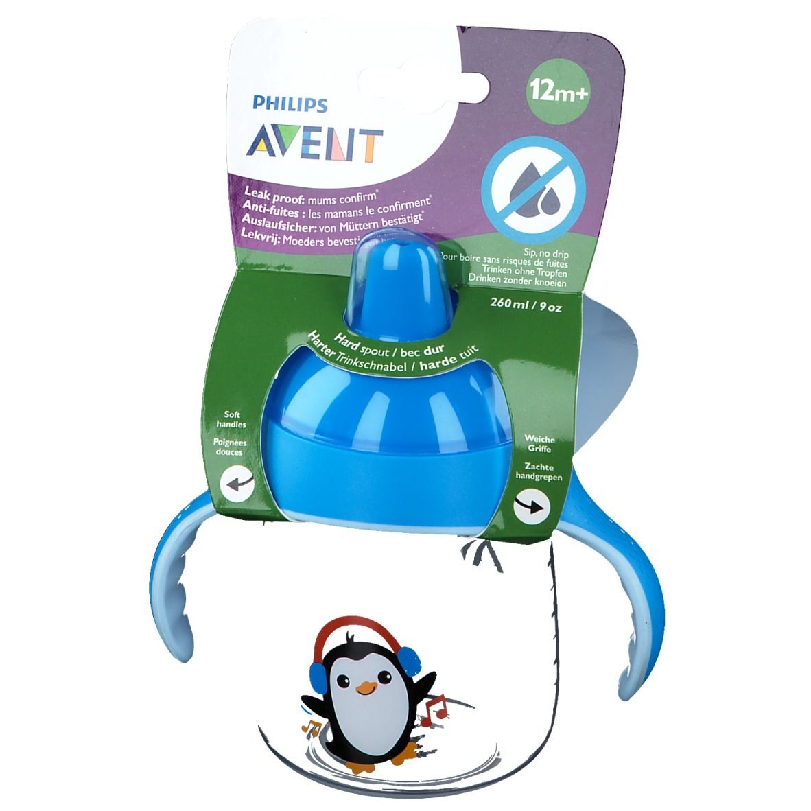 Philips® AVENT Becher mit Trinkschnabel blau +12m