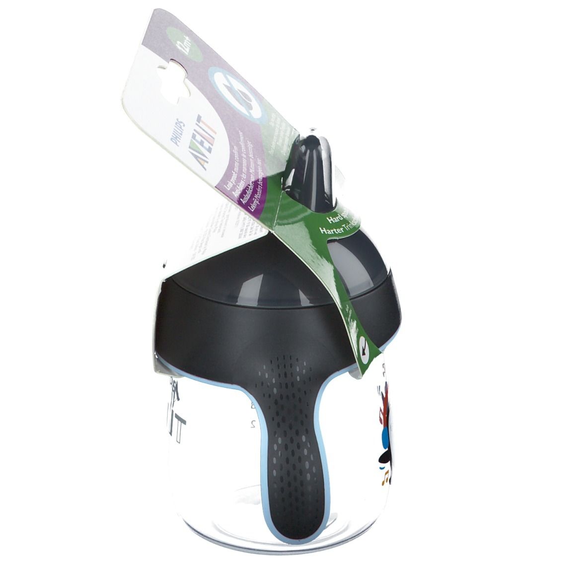 Philips® AVENT Becher mit Trinkschnabel schwarz +12m