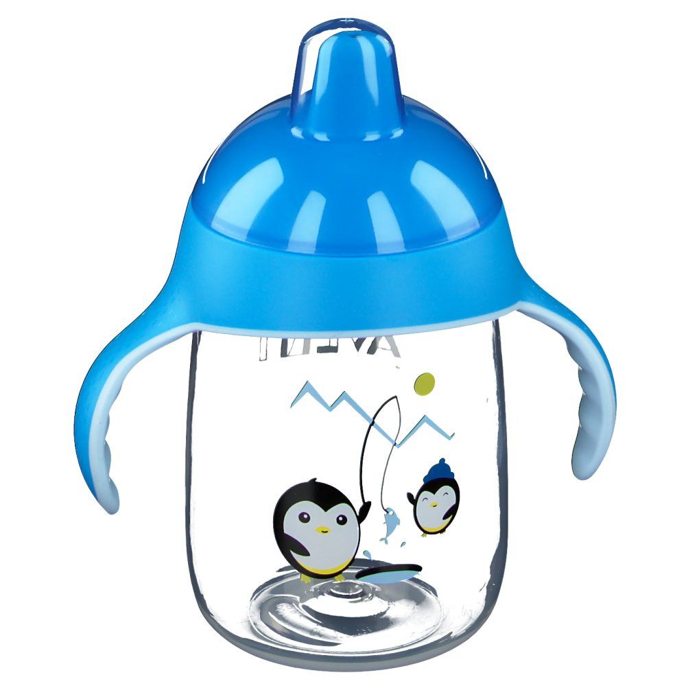 Avent Tasse à bec Anti-fuite Pingouin Bleu +18 mois 340 ml