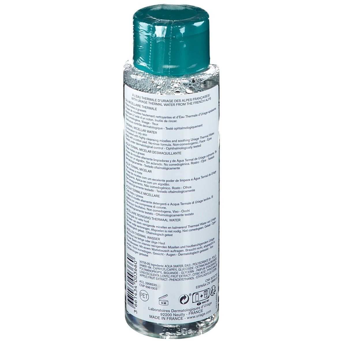 Uriage Mizellenwasser Fette & Gemischte Haut