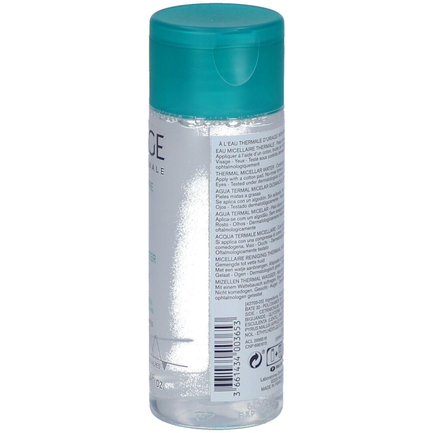 URIAGE Eau micellaire thermale peaux mixtes à grasses