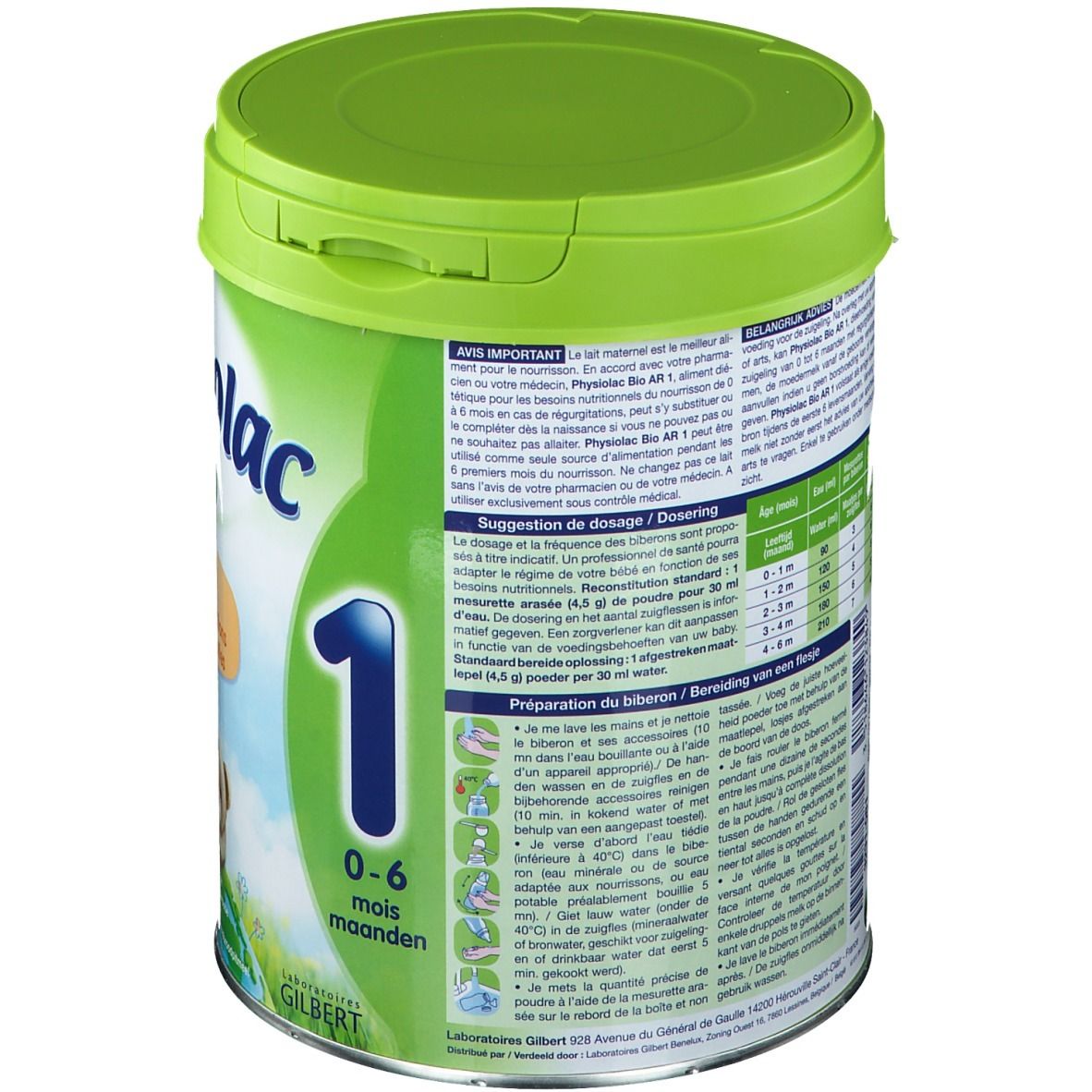 Physiolac AR Bio 1 Lait En Poudre