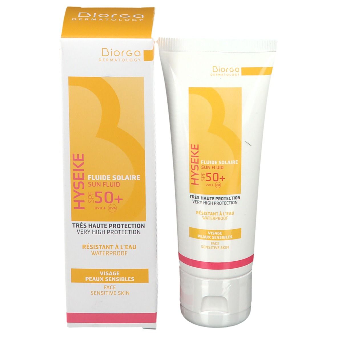 Biorga HYSEKE Fluide Solaire SPF 50+ Visage