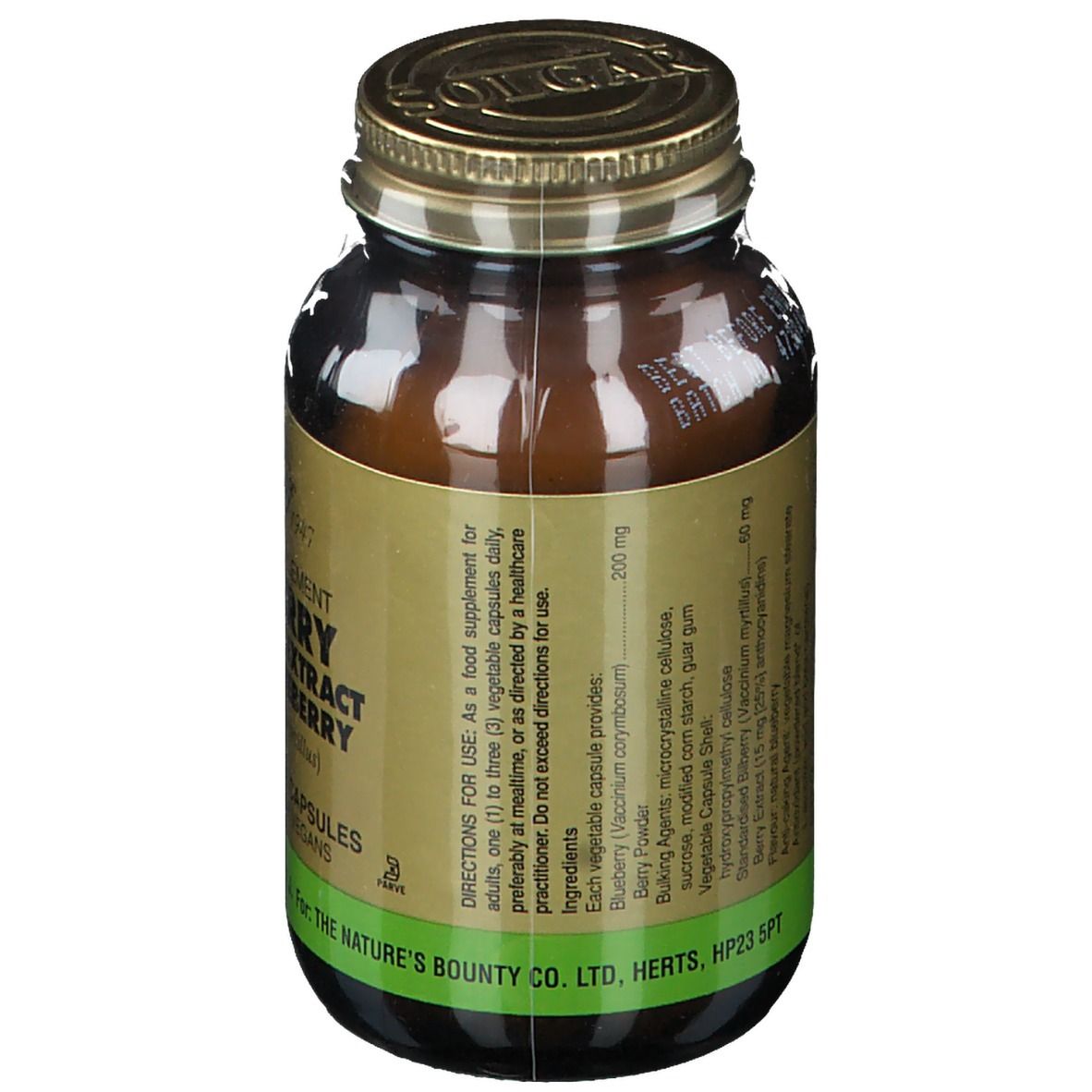 Solgar® Bilberry Berry Extract with Blueberry 60 St - Redcare Apotheke