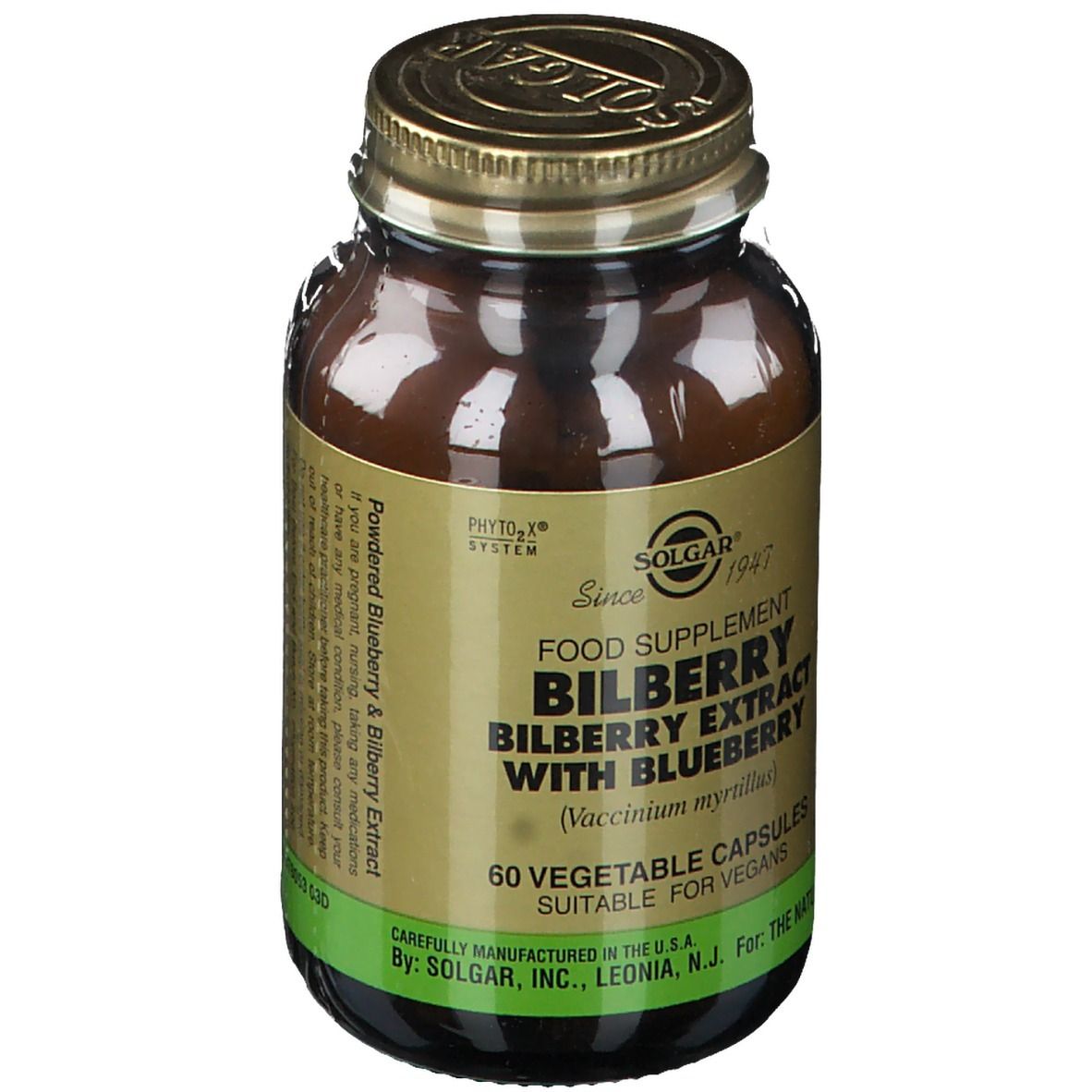 Solgar® Bilberry Berry Extract with Blueberry 60 St - Redcare Apotheke
