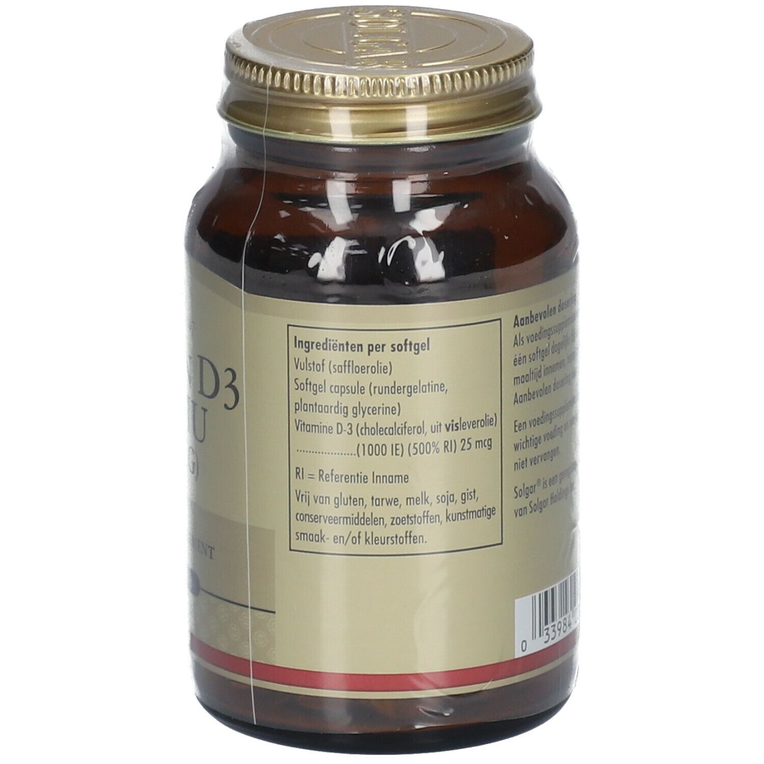 SOLGAR® Vitamin D-3 25 µg/1000 IU