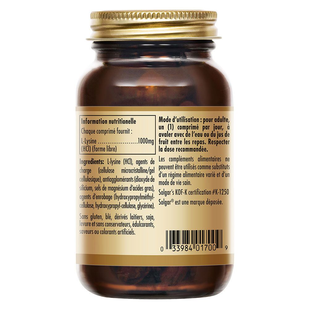 Rückseite der Flasche mit Nährwertangaben und Anwendungshinweisen. KOF-K-Zertifizierung.