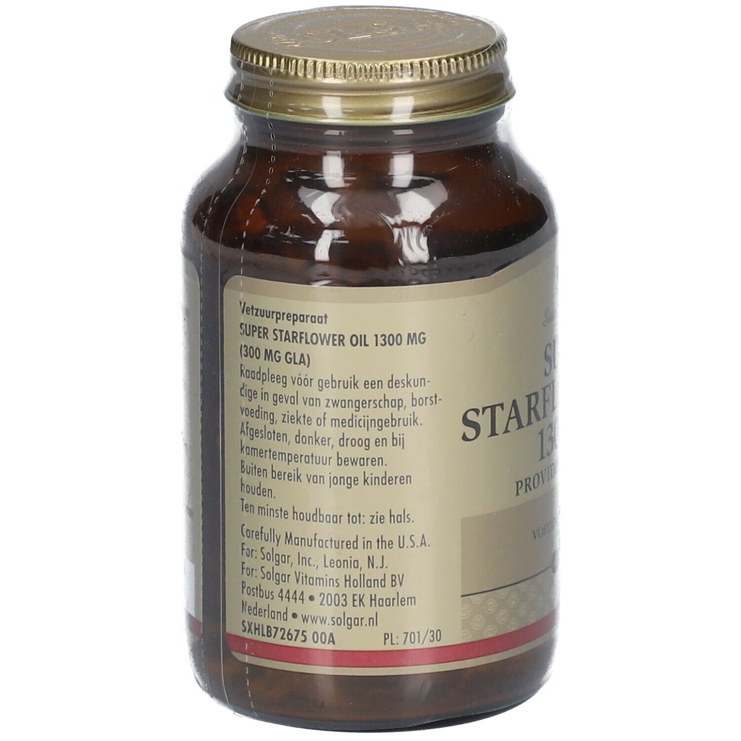 Solgar Super Starflower Oil 1300 mg (300 mg GLA)