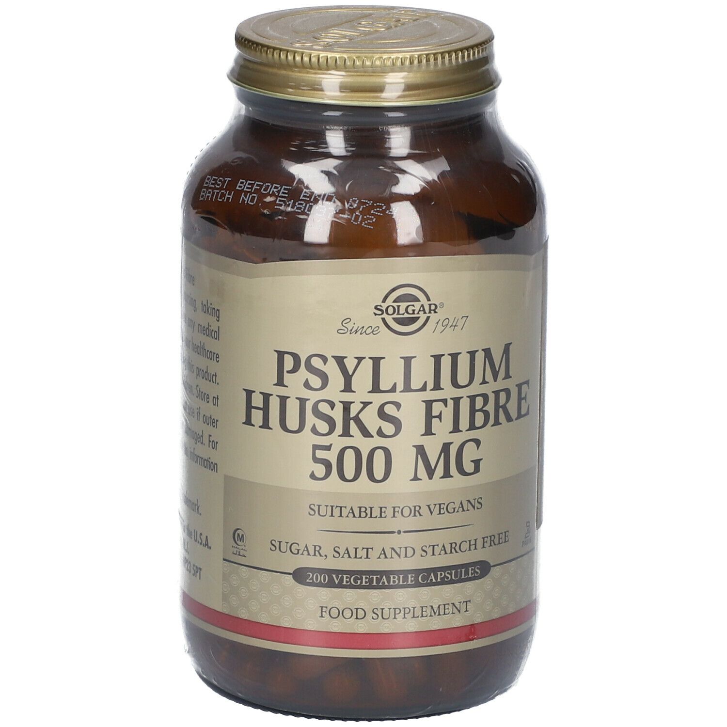 Solgar Psyllium Husks Fibre 500 mg