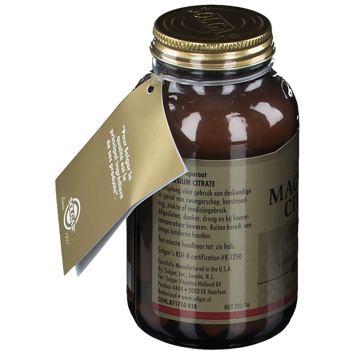 Solgar® Magnesium Citrat 120 St - Redcare Apotheke