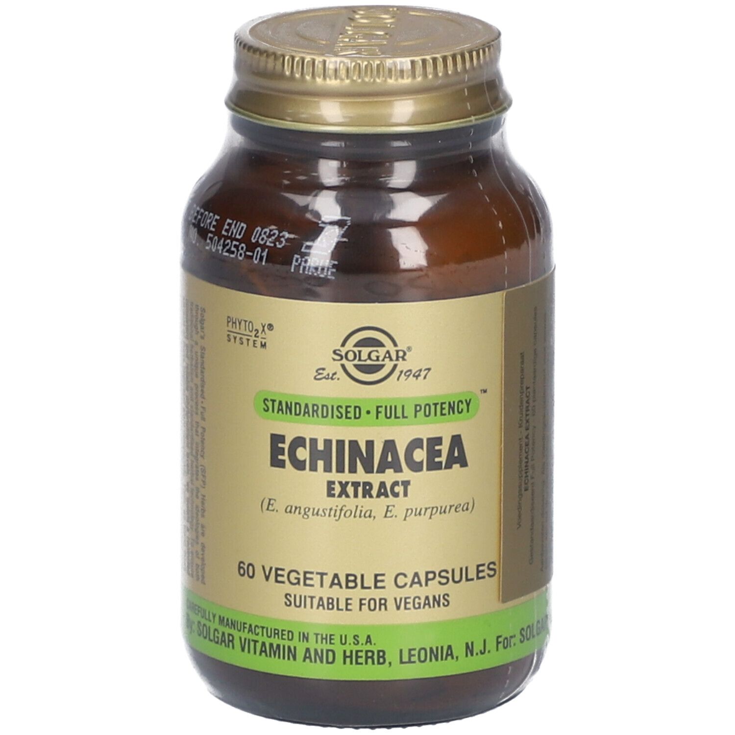 Echinacea-Extrakt Gemüsekapseln