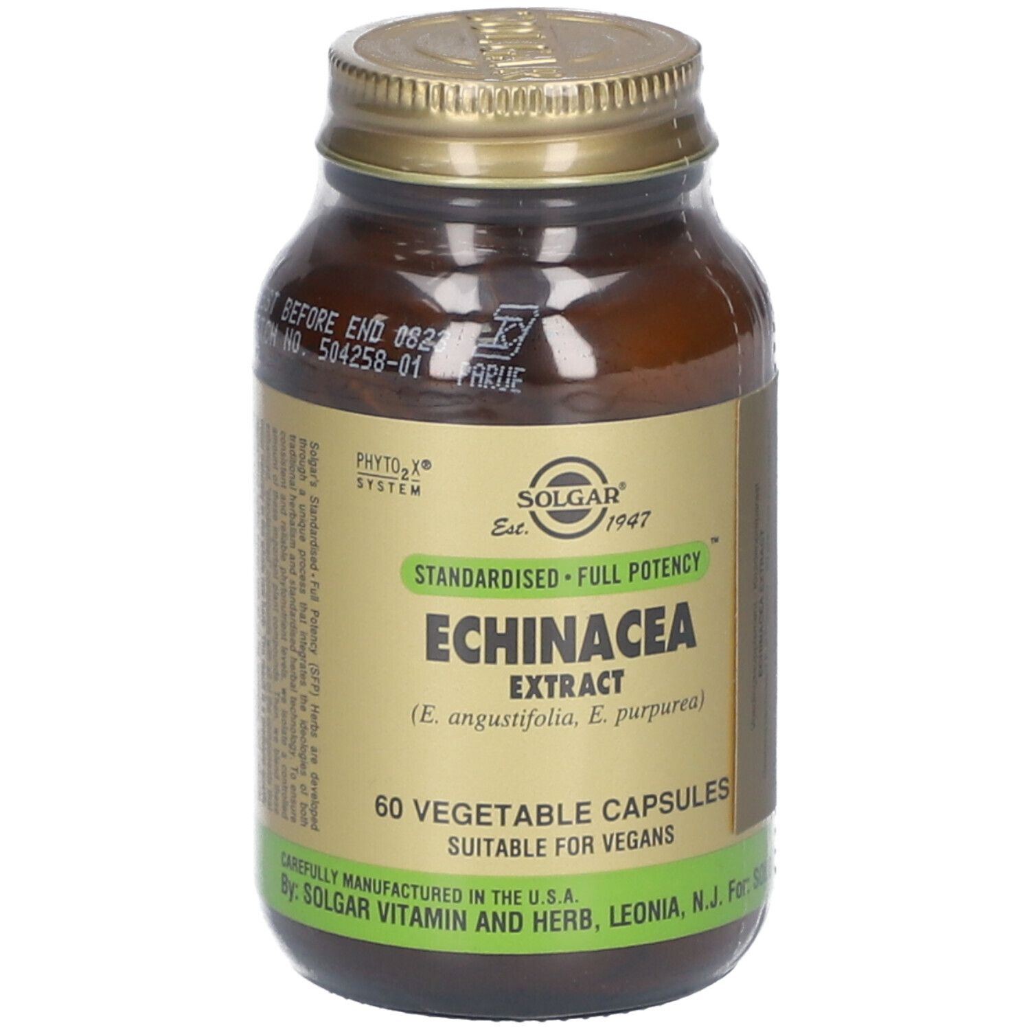 Echinacea-Extrakt Gemüsekapseln