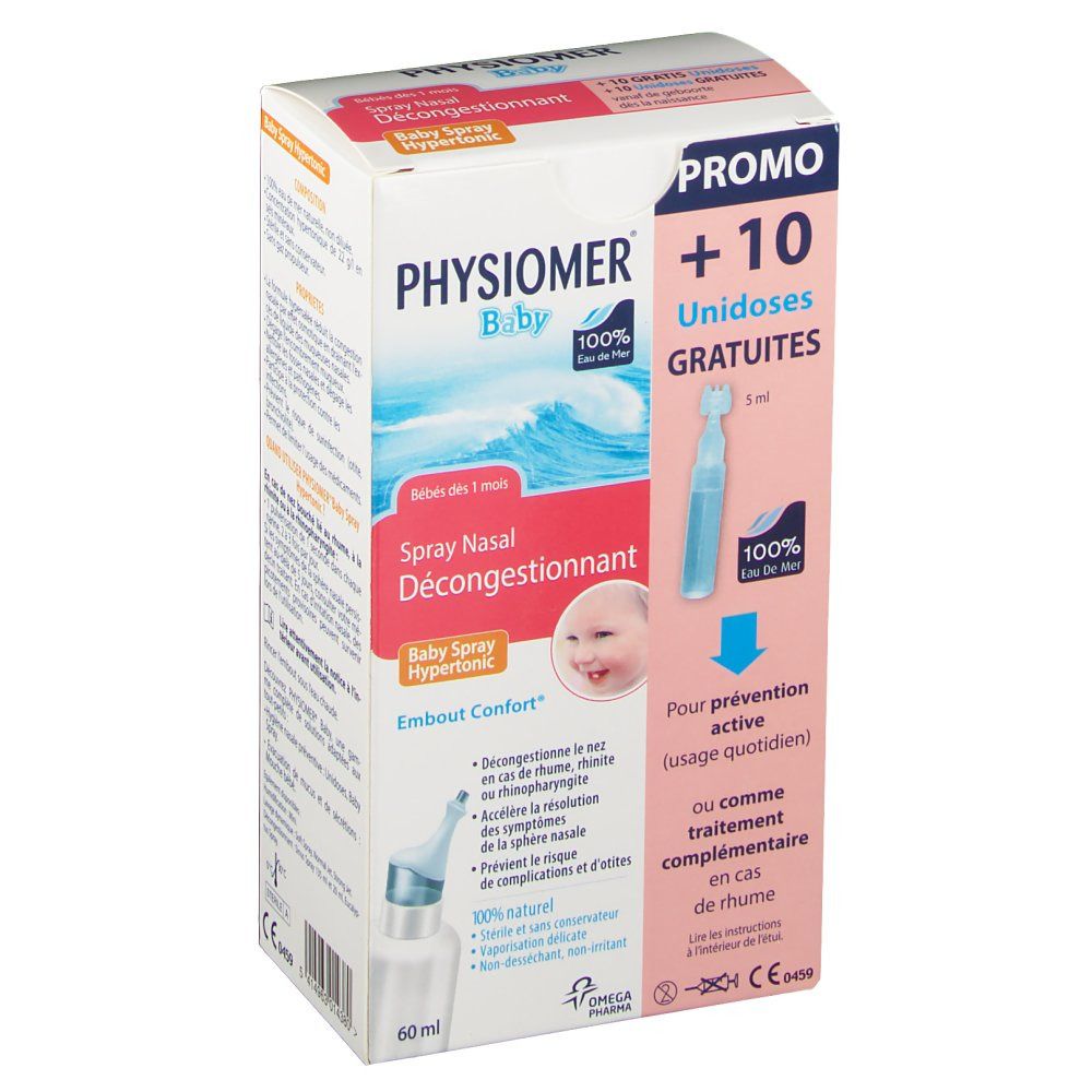Physiomer Hypertonisch Babyspray +10 Unidoses