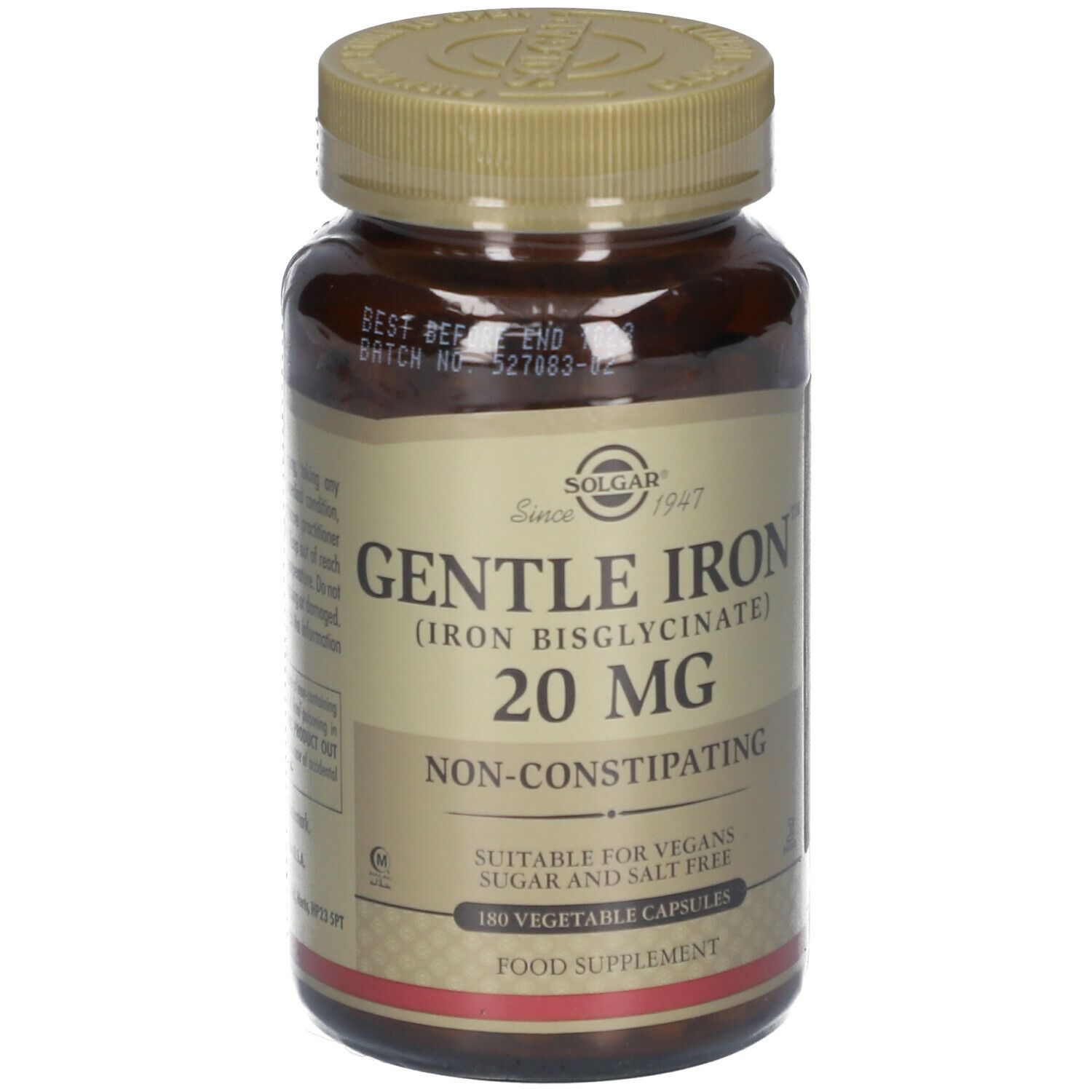 SOLGAR Gentle Iron® Fer doux 20 mg