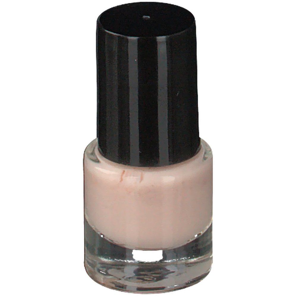 Flacon de vernis à ongles avec bouchon noir. Inscription : Imy nails, Gel & Volume Effect.