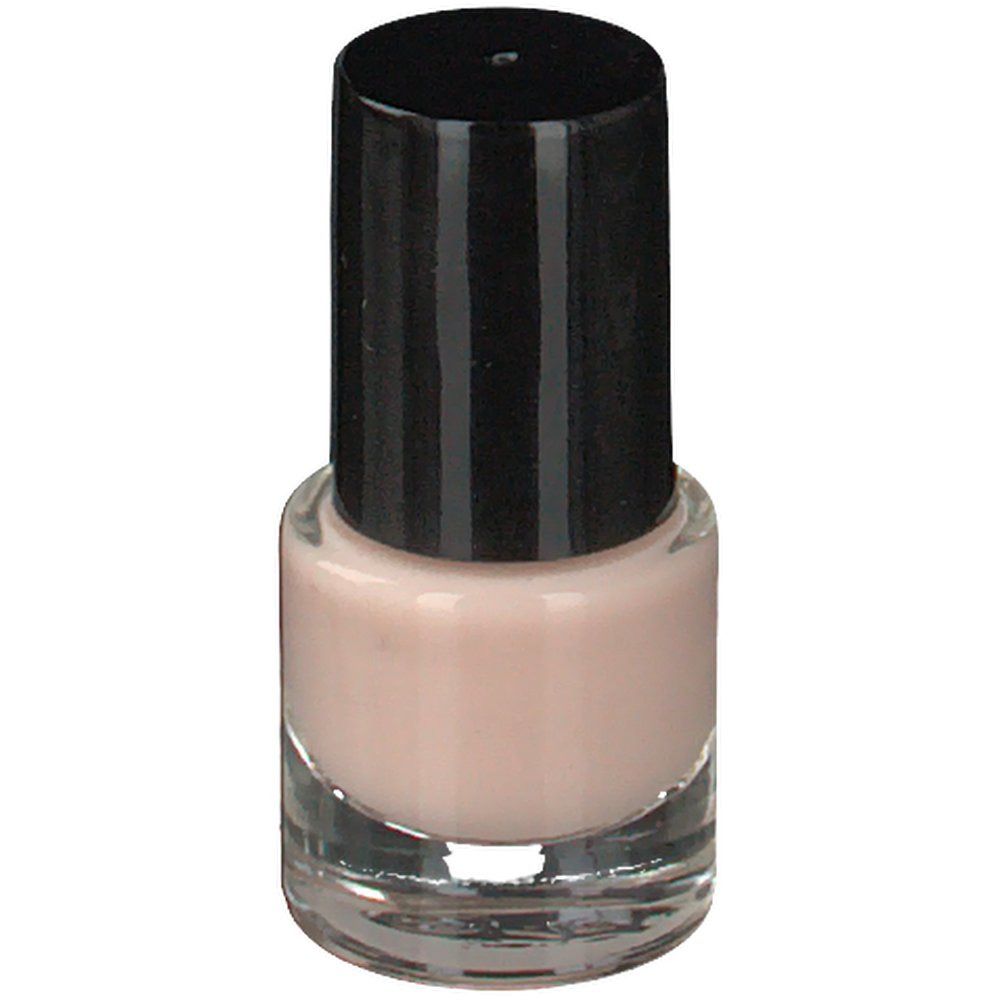 Flacon de vernis à ongles avec bouchon noir. Inscription : Imy nails, Gel & Volume Effect.