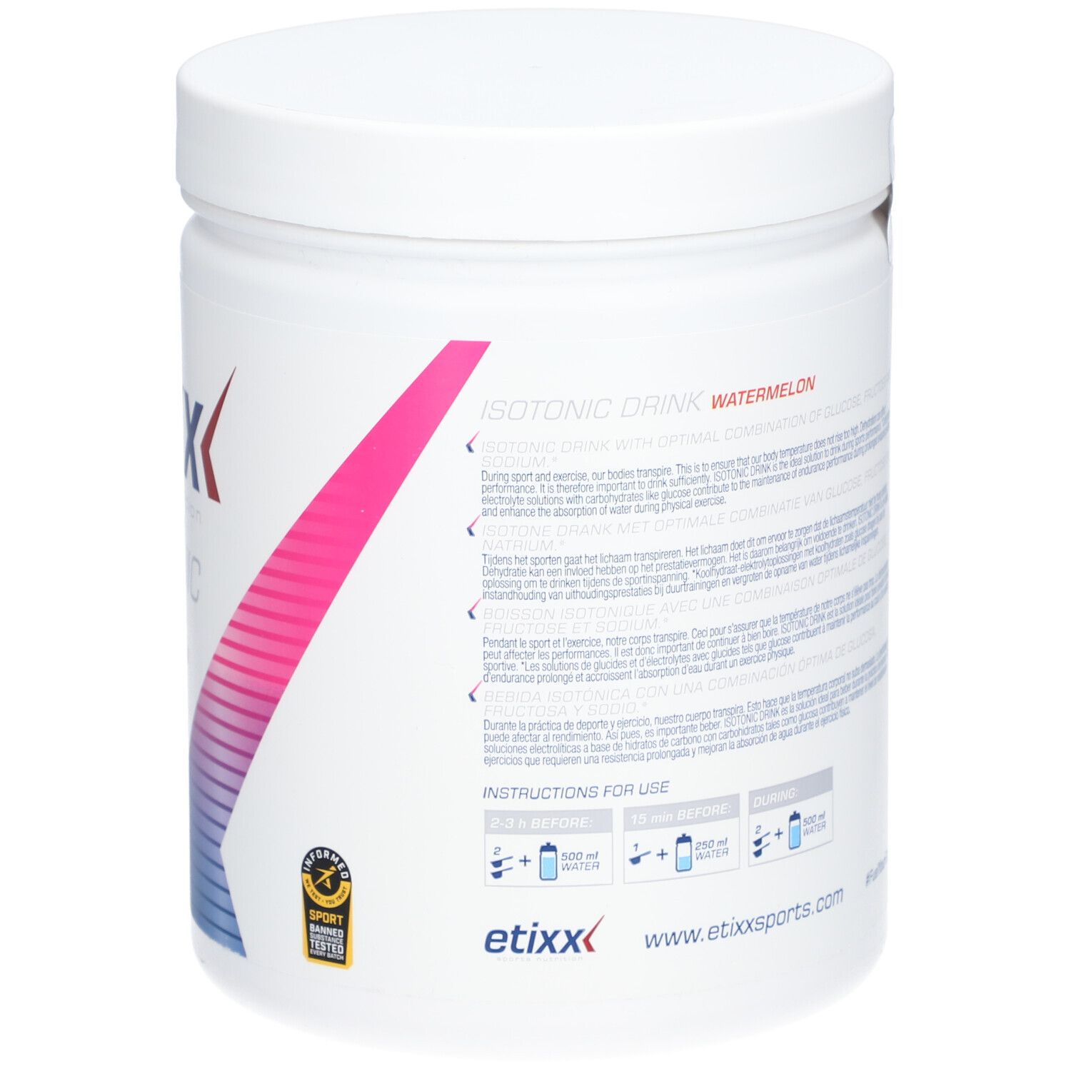 etixx ISOTONIC Wassermelonen Geschmack
