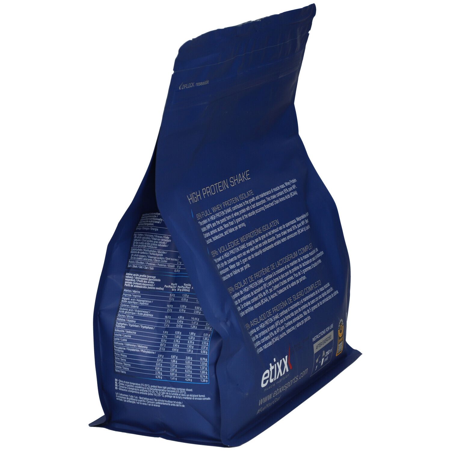 etixx High Protein Shake Vanille Geschmack