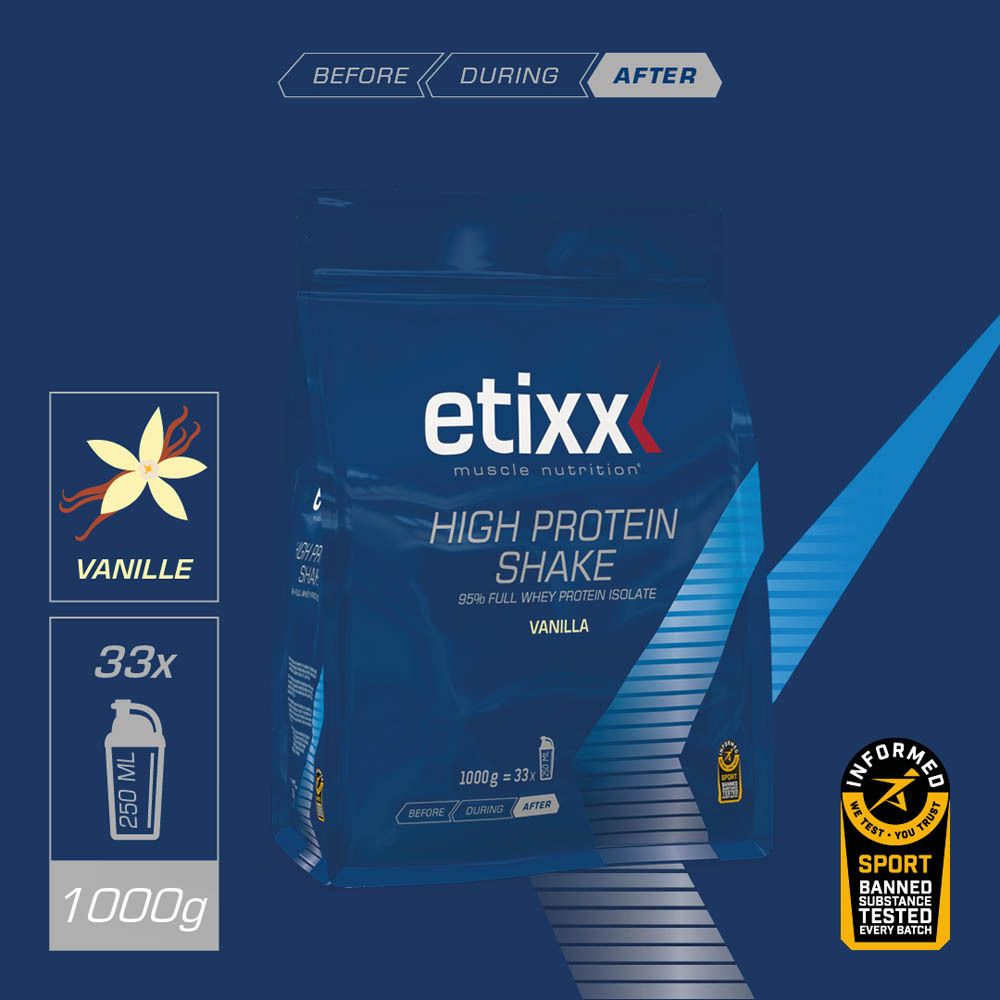 etixx High Protein Shake saveur vanille