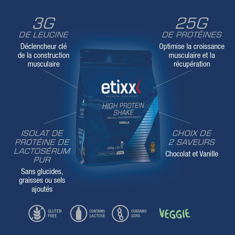 etixx High Protein Shake saveur vanille