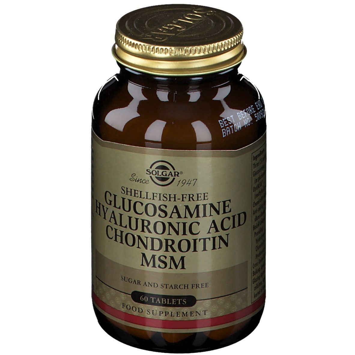 Solgar Glucosamine Hyaluronic Acid Chondroitin MSM