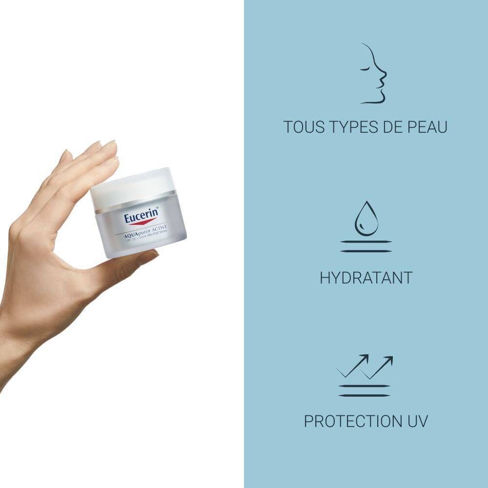 Eucerin® Aquaporin Active hydratation intense longue durée tous types de peaux SPF 25 + UVA