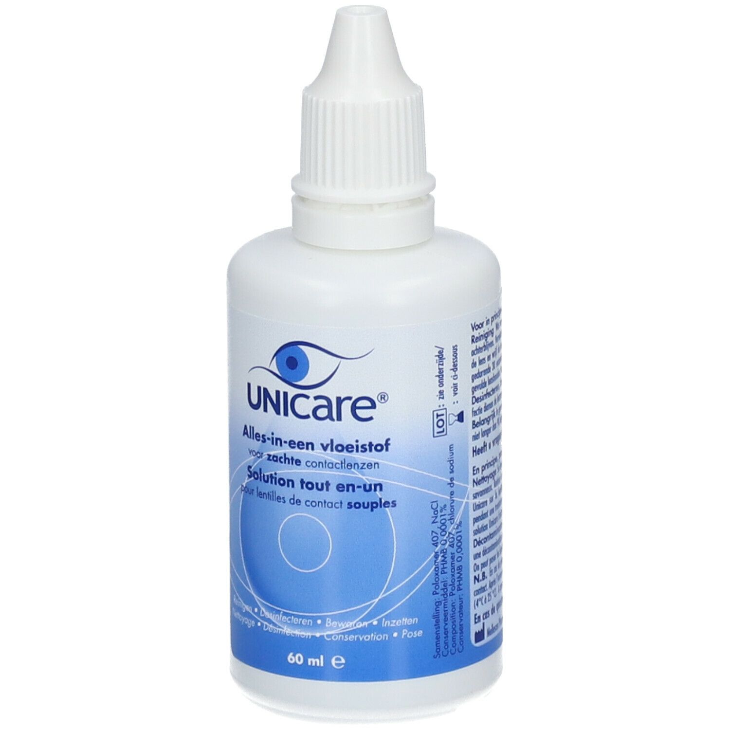 Unicare® All-in-One Solution tout-en-un Lentilles souples