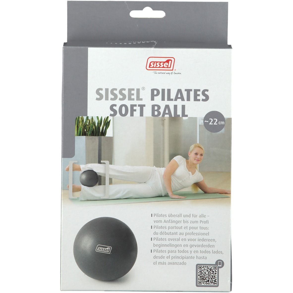 SISSEL® Pilates Soft Balls Ø22 cm Gris