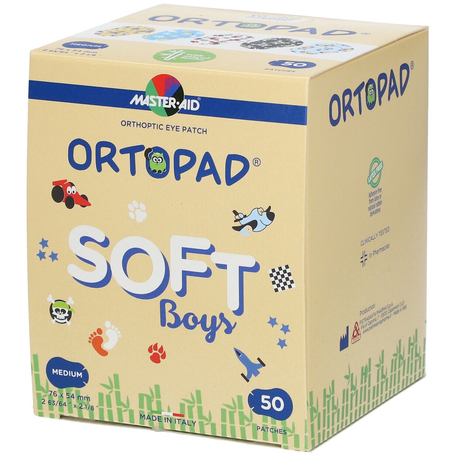 MASTER-AID® ORTOPAD® Soft Boys Medium 6 x 54 mm 72242  Augenpflaster