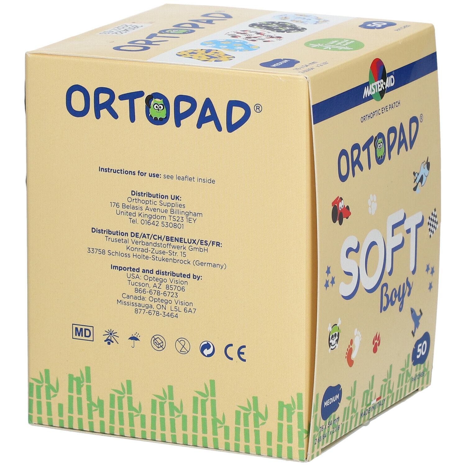 MASTER-AID® ORTOPAD® Soft Boys Medium 6 x 54 mm 72242  Augenpflaster