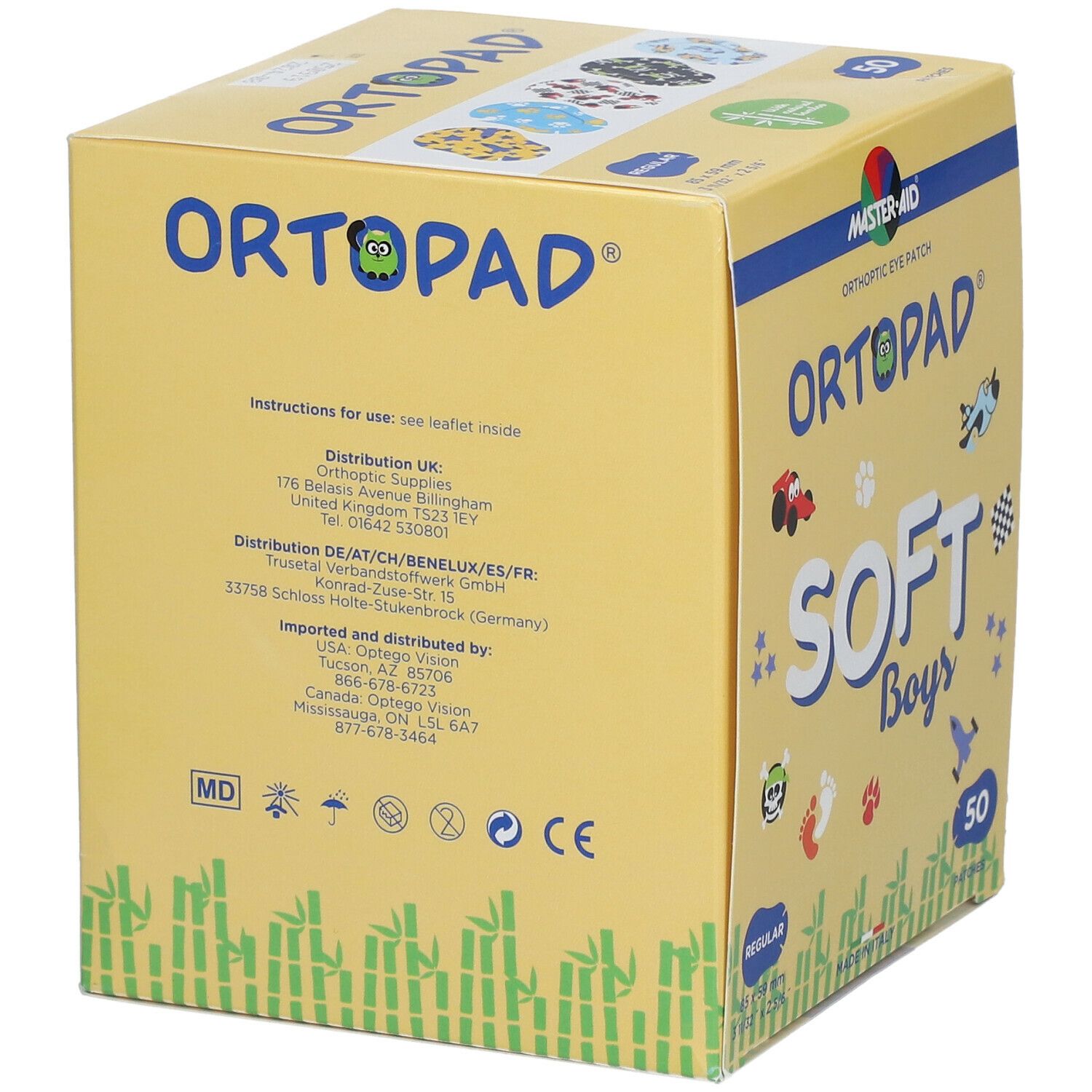 MASTER-AID® ORTOPAD® Soft Boys Regular 85 x 59 mm 72244A ugenpflaster