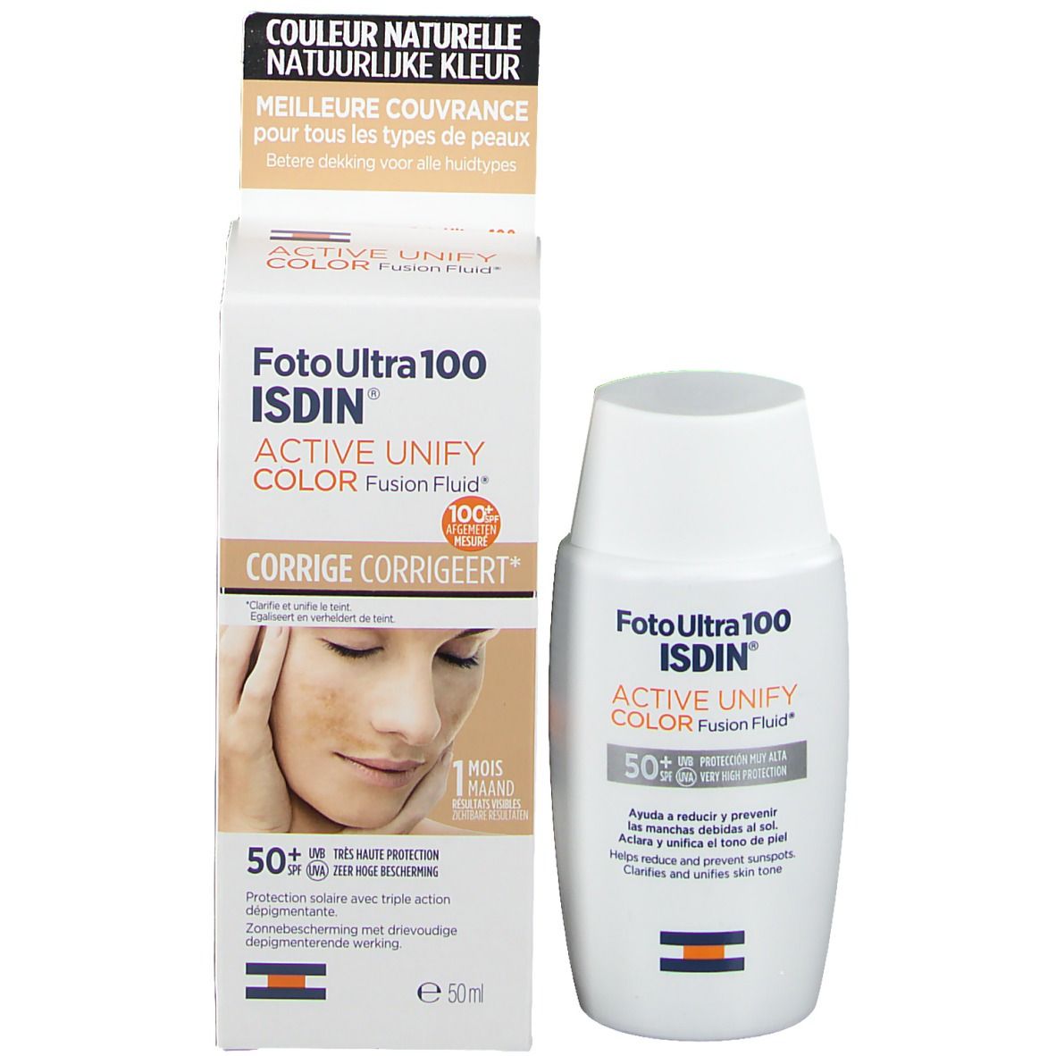 ISDIN FotoUltra Active Unify Fusion Fluid® Color SPF50+