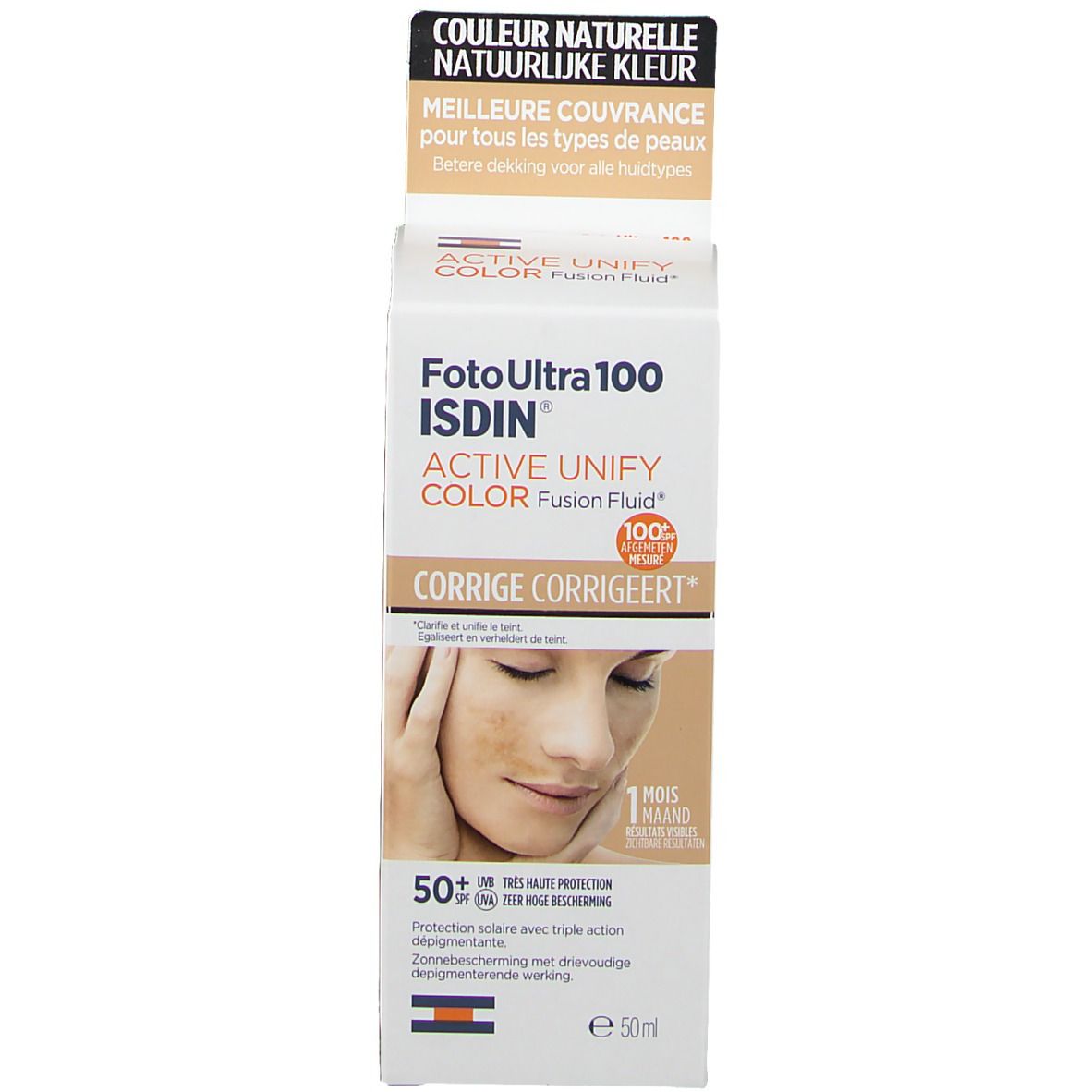 ISDIN FotoUltra Active Unify Fusion Fluid® Color SPF50+