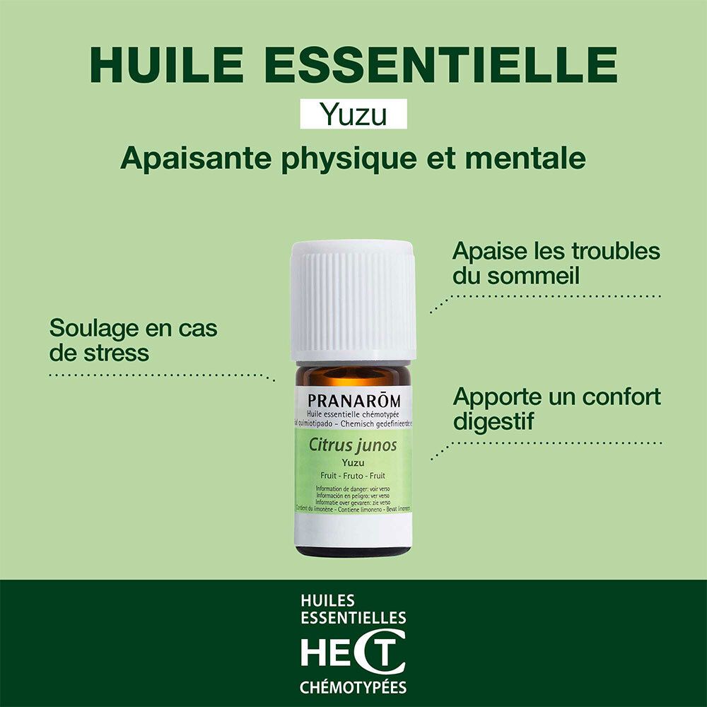 Flacon en verre avec bouchon blanc. Étiquette avec nom, ingrédients et symboles de danger.