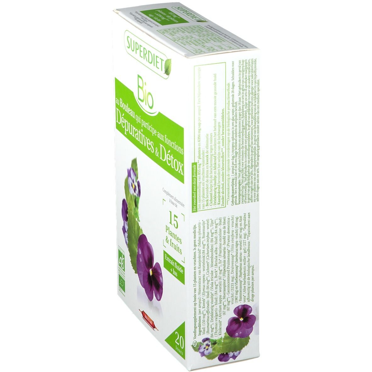 Super Diet Complex au bouleau Detox Bio