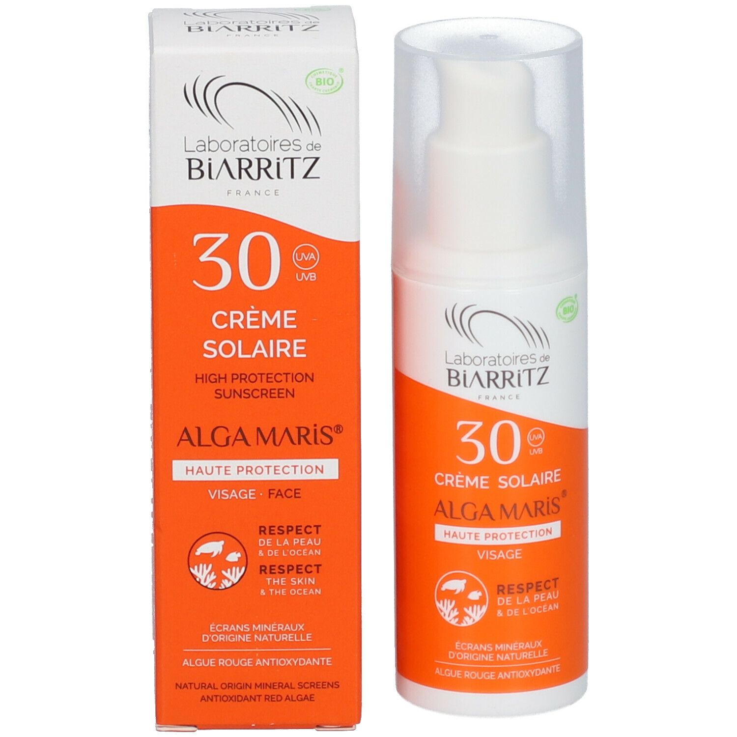 Laboratoires de BIARRITZ ALGA MARIS Bio-Sonnencreme SPF 30