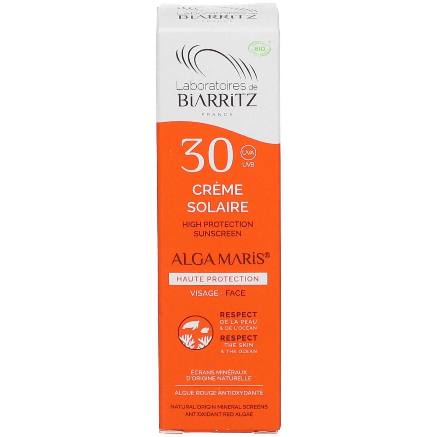 Laboratoires de BIARRITZ ALGA MARIS Bio-Sonnencreme SPF 30