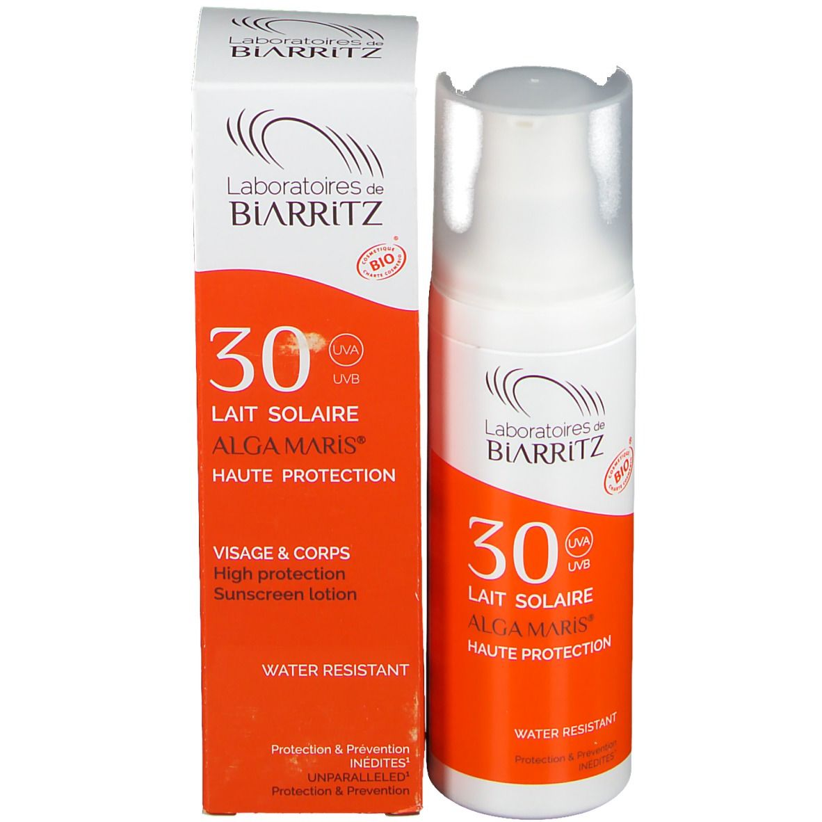 Laboratoires de BIARRITZ Alga Maris® Lait Solaire Visage & Corps SPF30