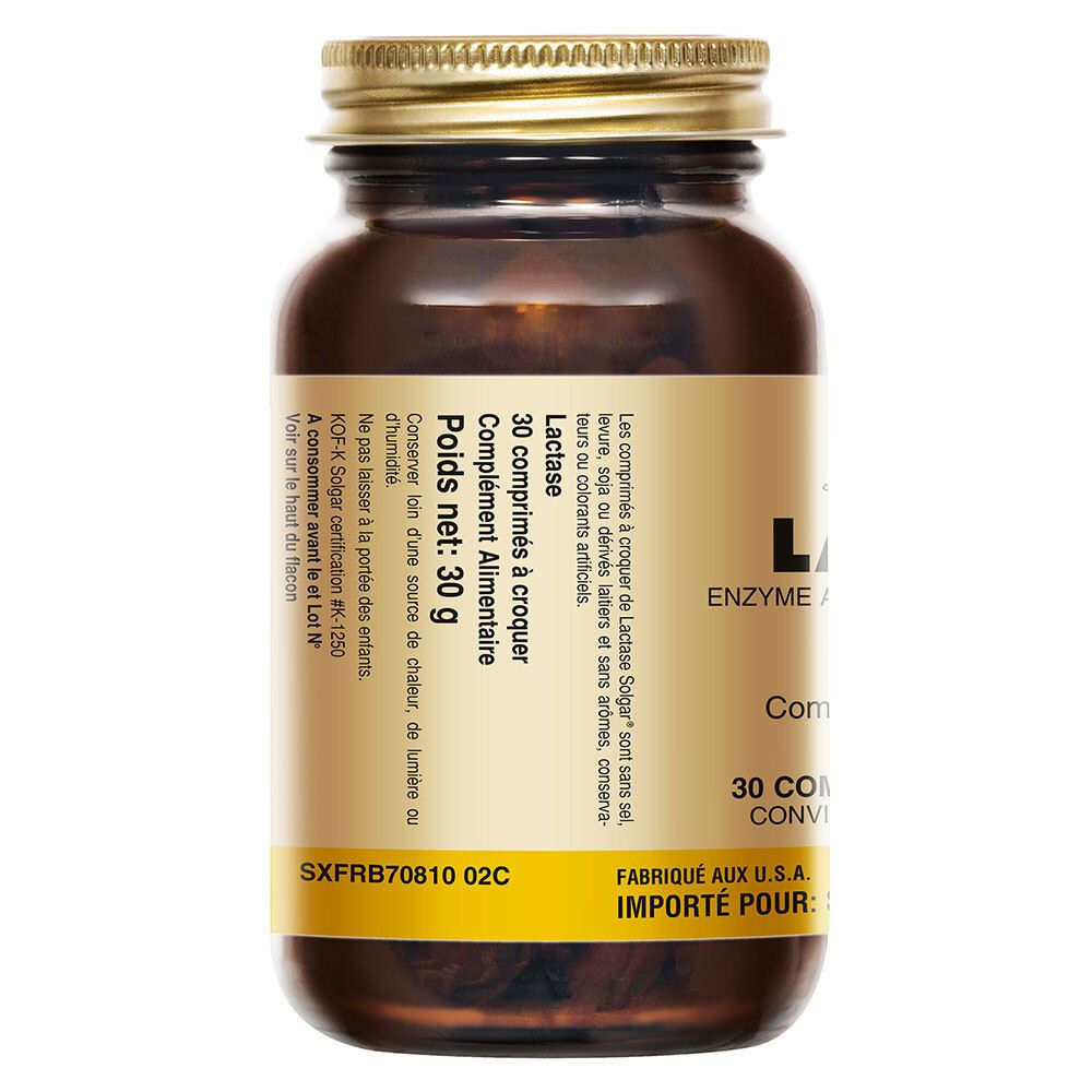 Rückseite der braunen Glasflasche mit Etikett. Enthält Informationen zu Inhaltsstoffen und Hersteller.