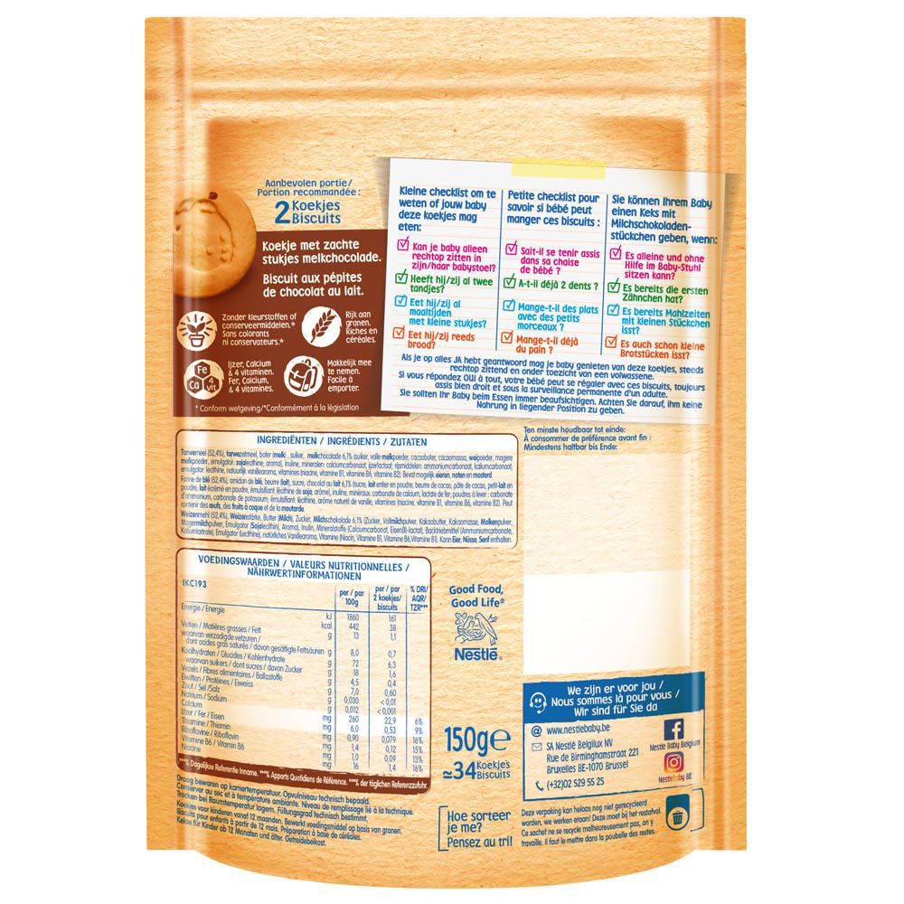 Nestlé® Biscuit aux Pépites de Chocolat