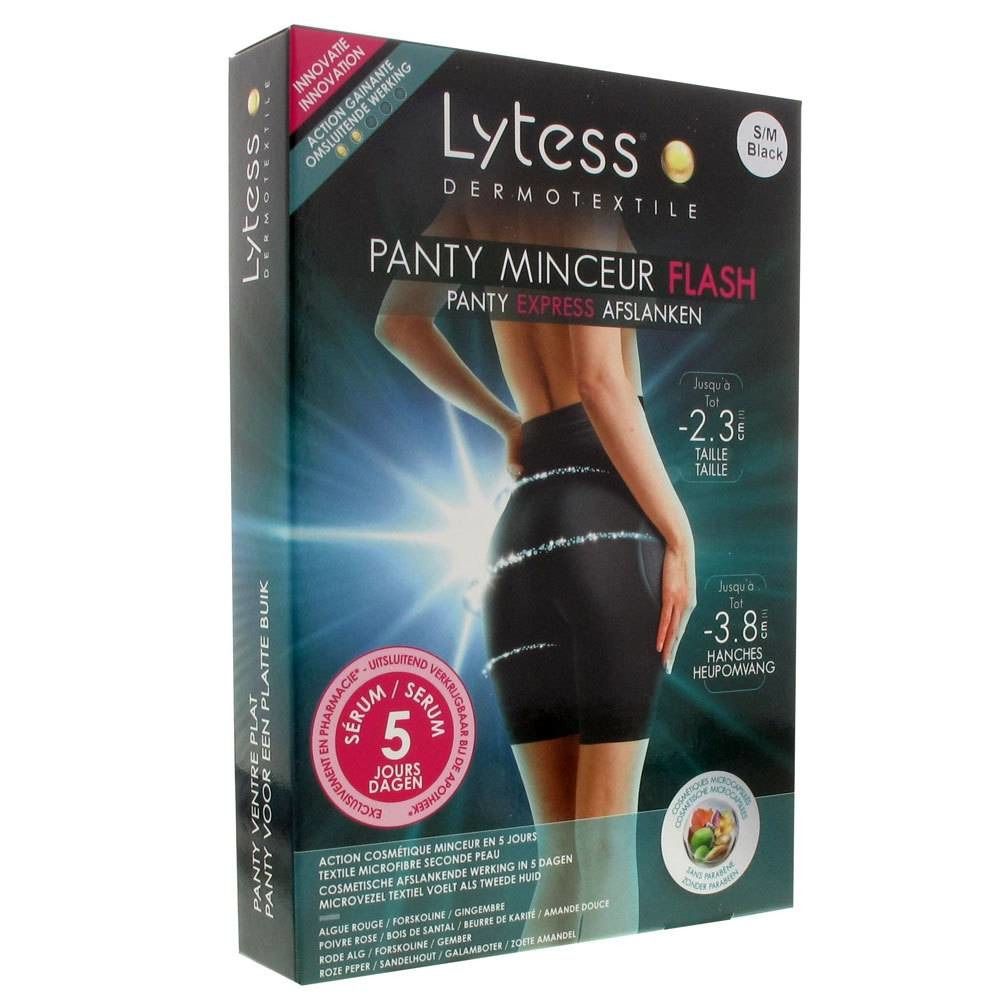 Lytess Flash Panty Ventre Plat 5 Jours Minceur S/M Noir