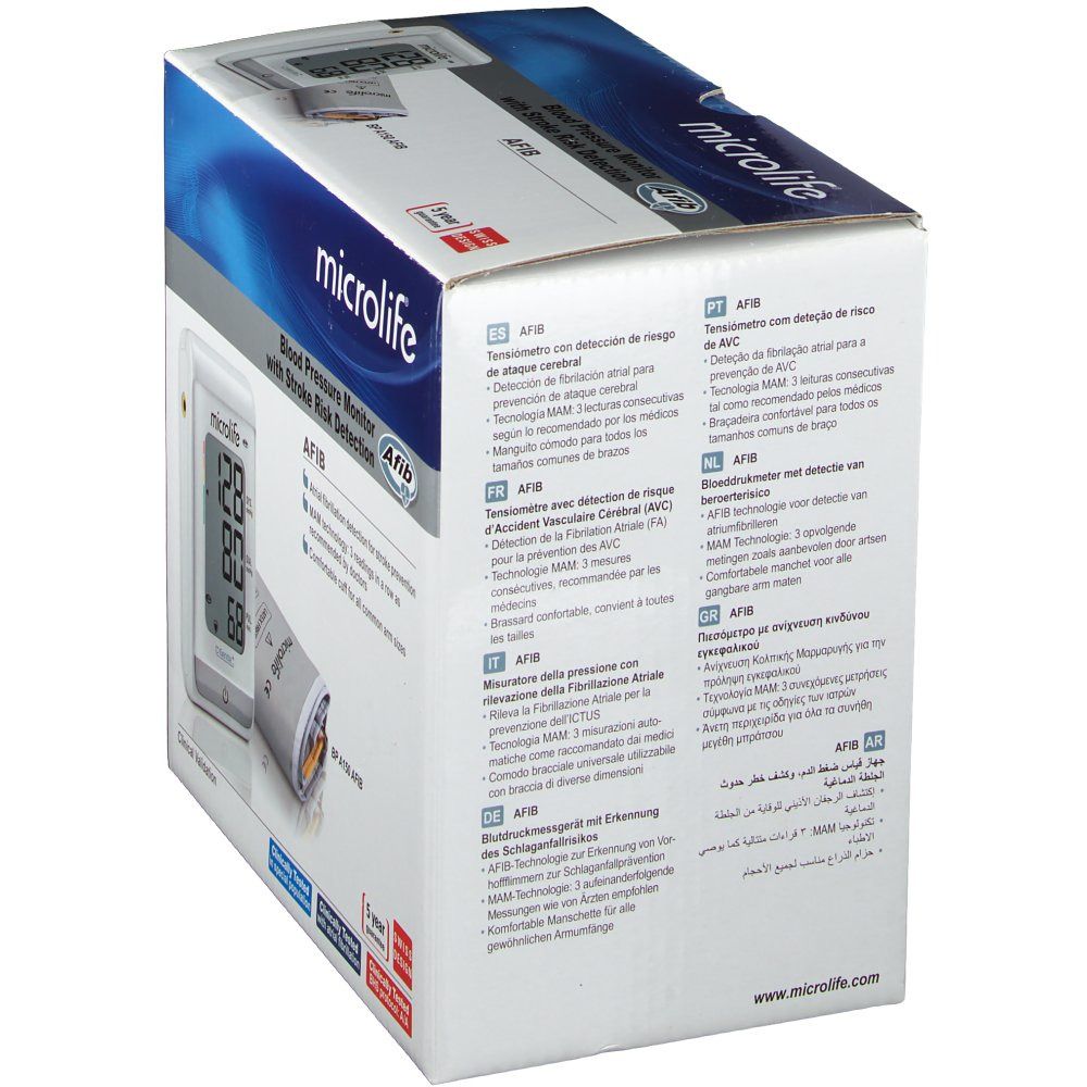 microlife® AFIB Blutdruckmessgerät Arm