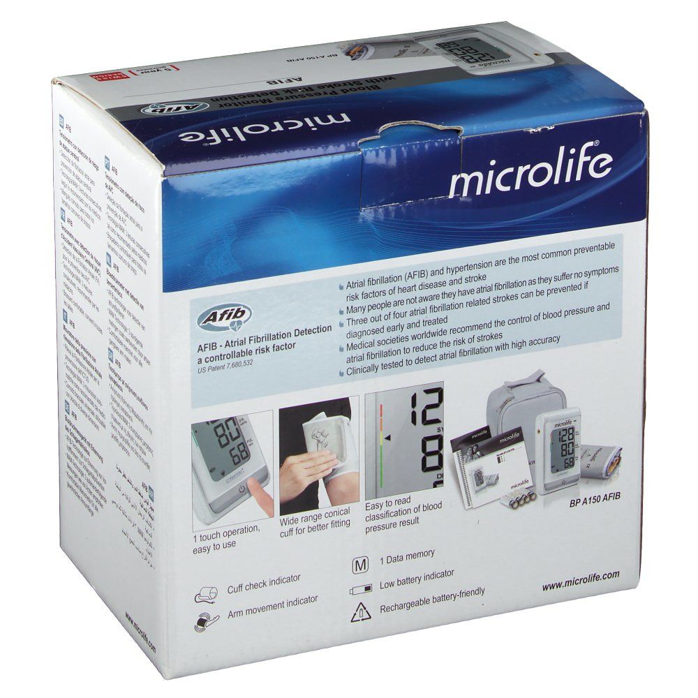 microlife® AFIB Blutdruckmessgerät Arm