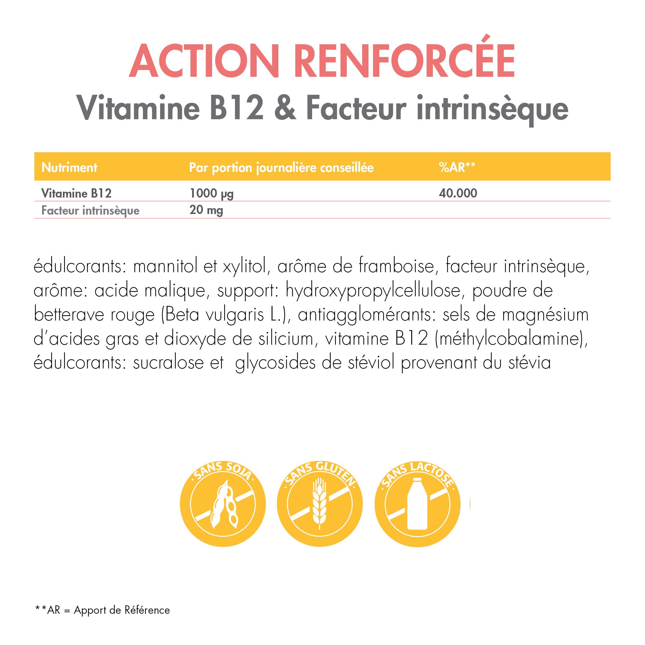 BariNutrics Vitamine B12 I.F. Framboise