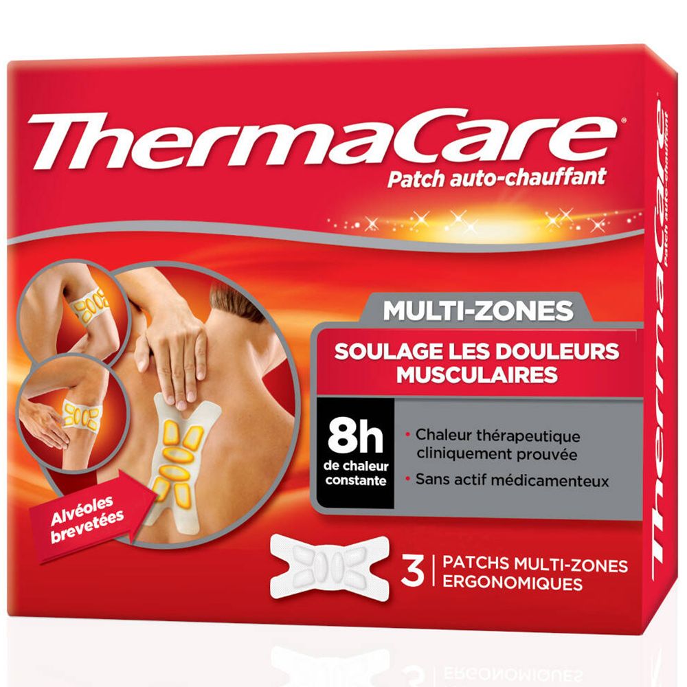 ThermaCare® Multi-Zones Wärmeauflagen bei punktuellen Schmerzen