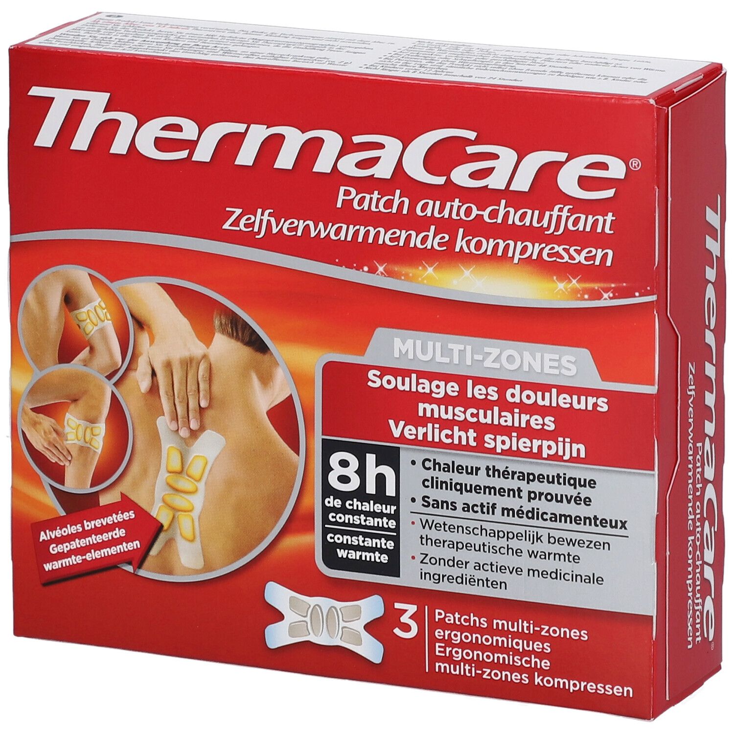 ThermaCare® Multi-Zones Wärmeauflagen bei punktuellen Schmerzen