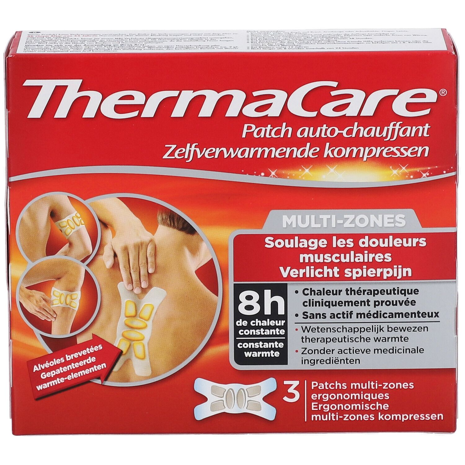 ThermaCare® Multi-Zones Wärmeauflagen bei punktuellen Schmerzen