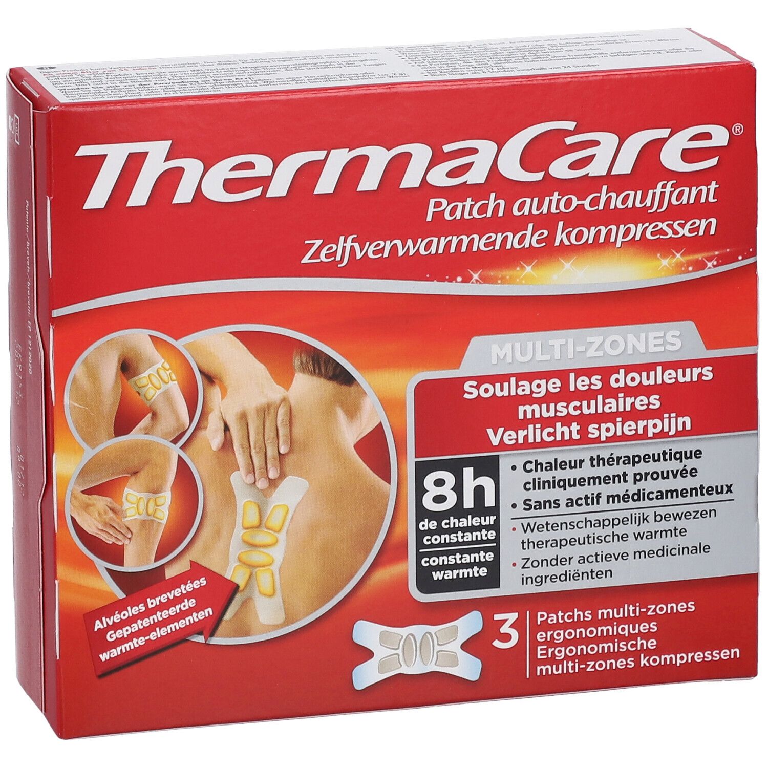 ThermaCare® Multi-Zones Wärmeauflagen bei punktuellen Schmerzen